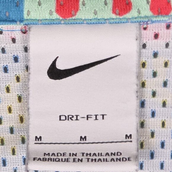 RARE Nike Dri-Fit Mens Button Down Sz Med Geometric Poly Multicolor Gay Pride - Picture 10 of 16